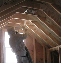 Corona CA attic spray foam insulation